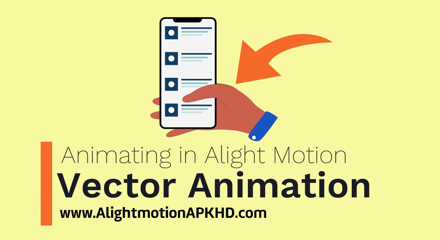 alight motion vector animation