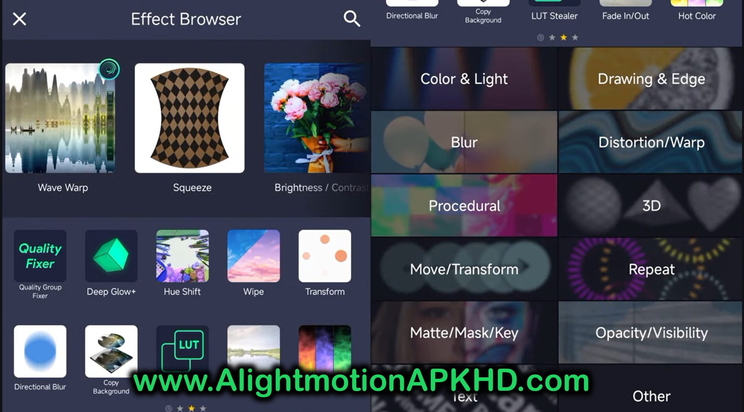 Master the Alight Motion Effect Browser